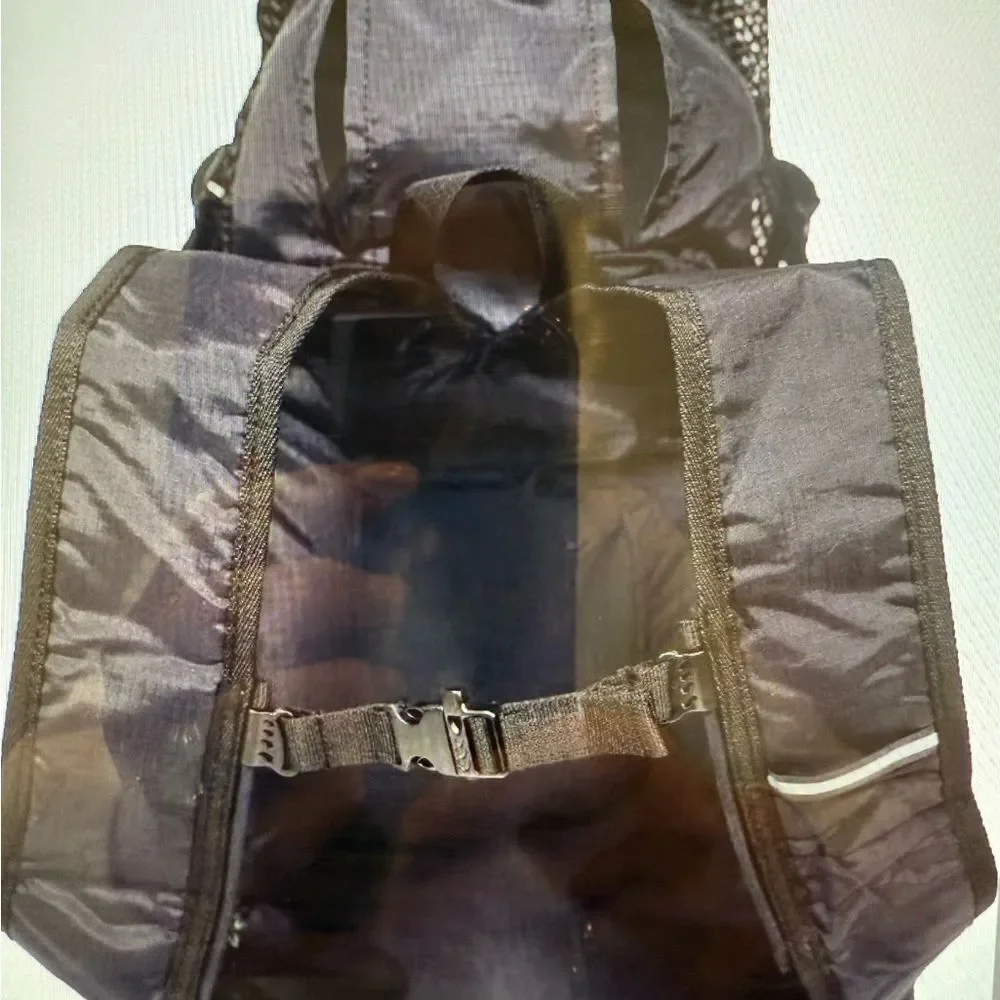 K9 Sport Sack Walk-On Packable Backpack Dog Carrier, Black Large